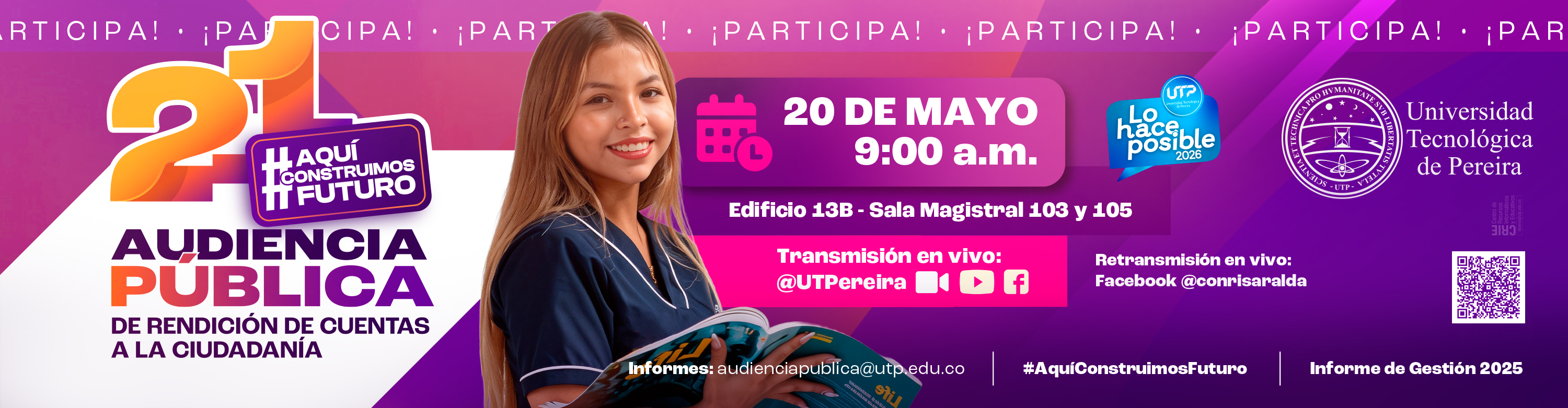 Banner Principal Audiencia Pública 2026